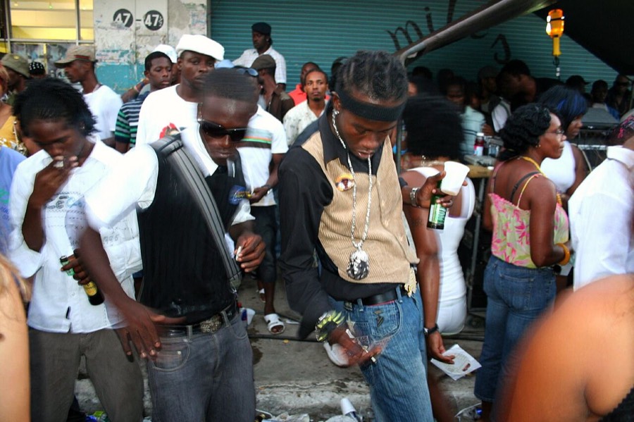Dancehall party in Kingston